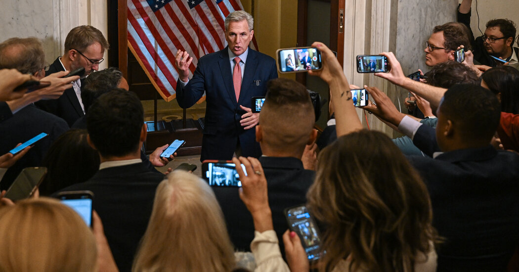 McCarthy, Pressured by the Right, Escalates Talk of Impeaching Biden