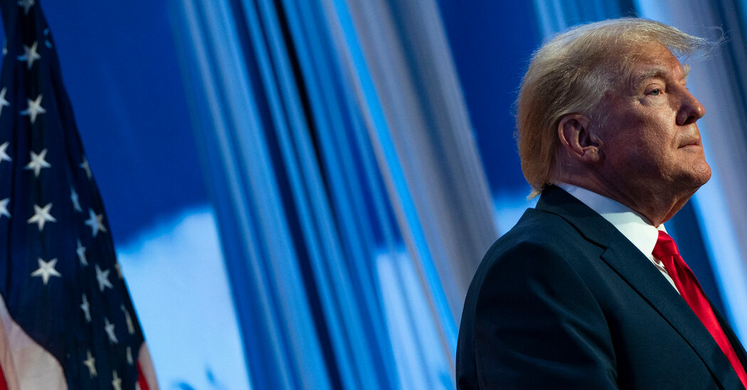 Trump Says He’s Target in Special Counsel’s Investigation Into Jan. 6