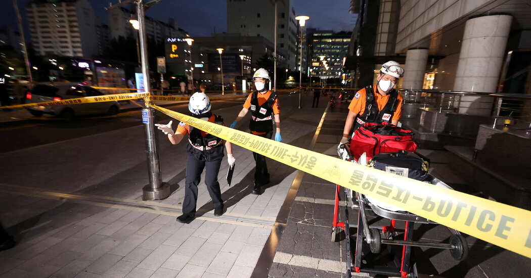 14 Injured in Stabbing and Car Rampage Near Seoul