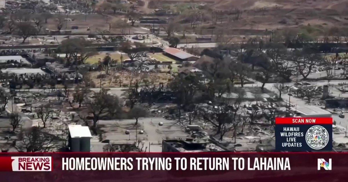 Families in desperate search for loved ones as Maui fires death toll rises