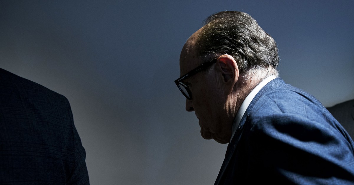 'A fallen hero': Rudy Giuliani faces the music