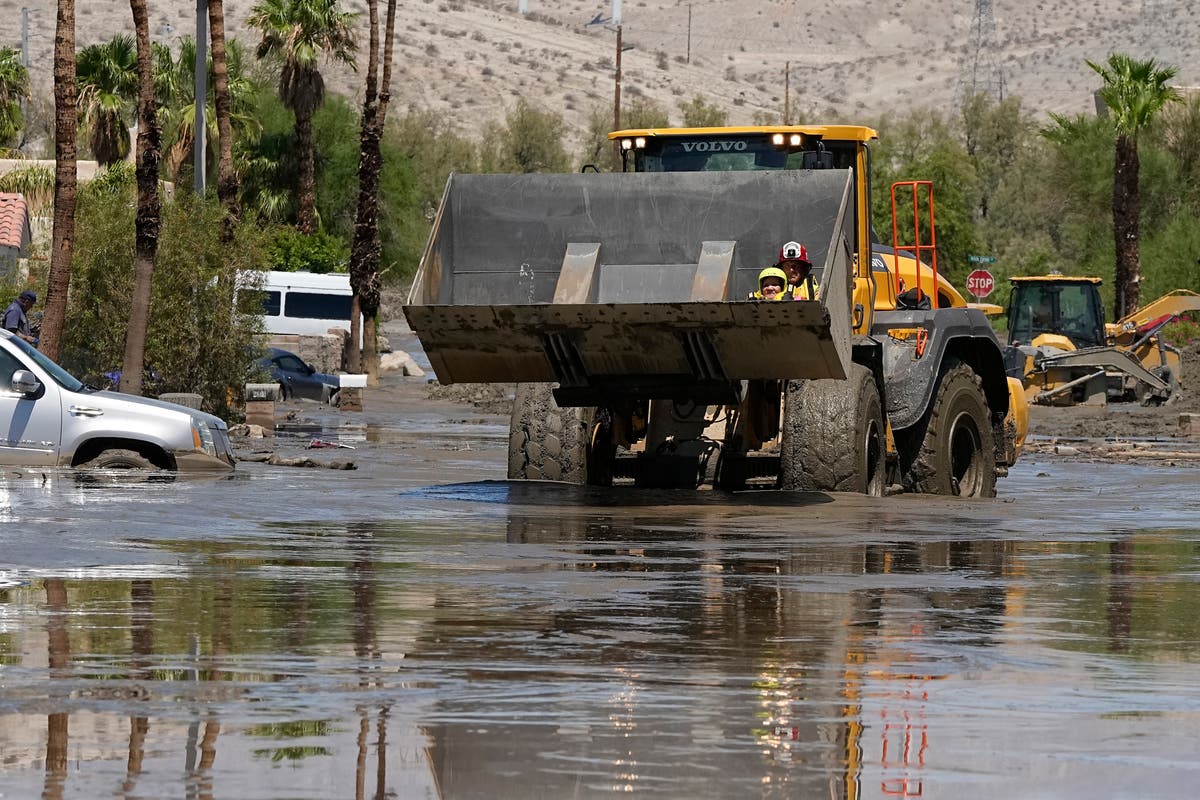 Storm Hilary drenches Nevada after hitting California with mudslides, flooding – live