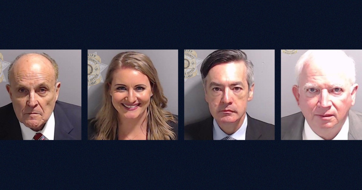 See the mug shots in Trump's Georgia case: Meadows, Giuliani, Powell, Ellis, Chesebro and others