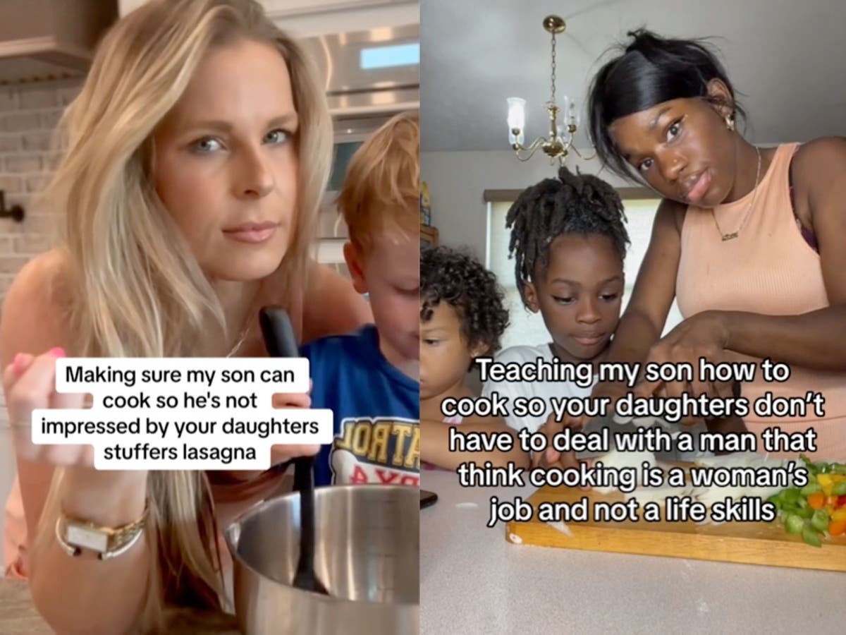 ‘Boy moms’ called out for dubious logic behind teaching their sons to cook