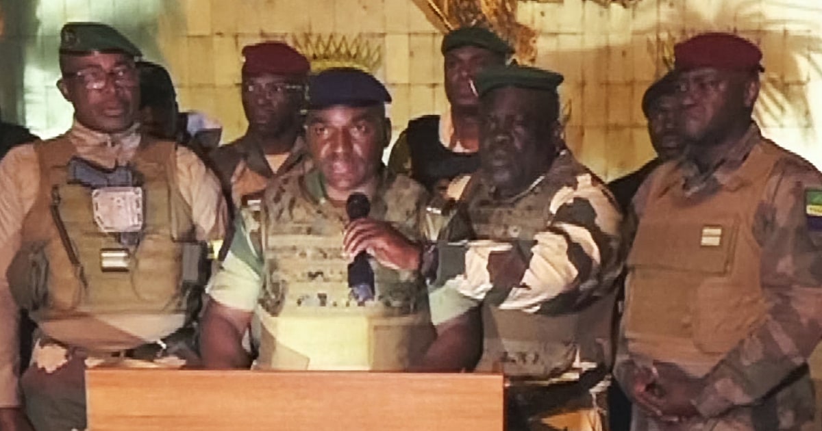 Gabon military officers announce they have seized power