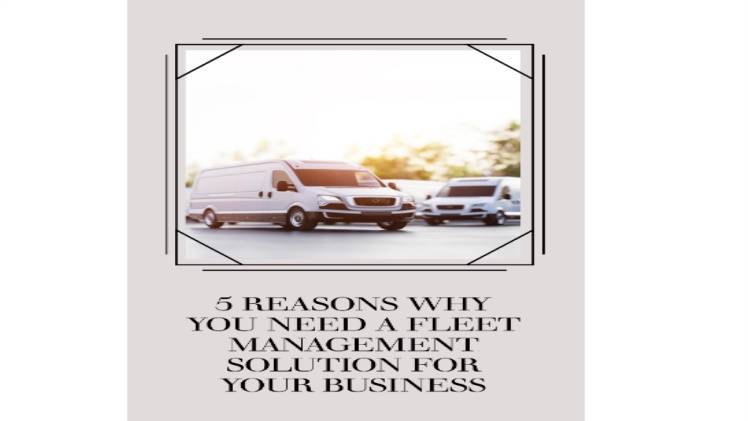 5 Reasons Why You Need a Fleet Management Solution for Your Business