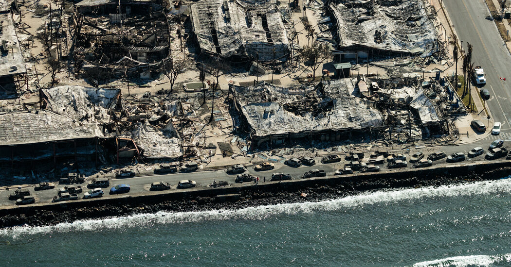 A survivor made a desperate dash into the sea to escape an inferno.