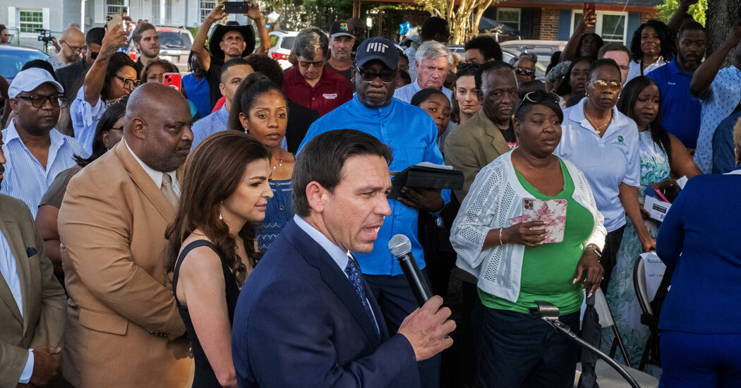 After Jacksonville, Tensions Flare Between DeSantis and Black Floridians