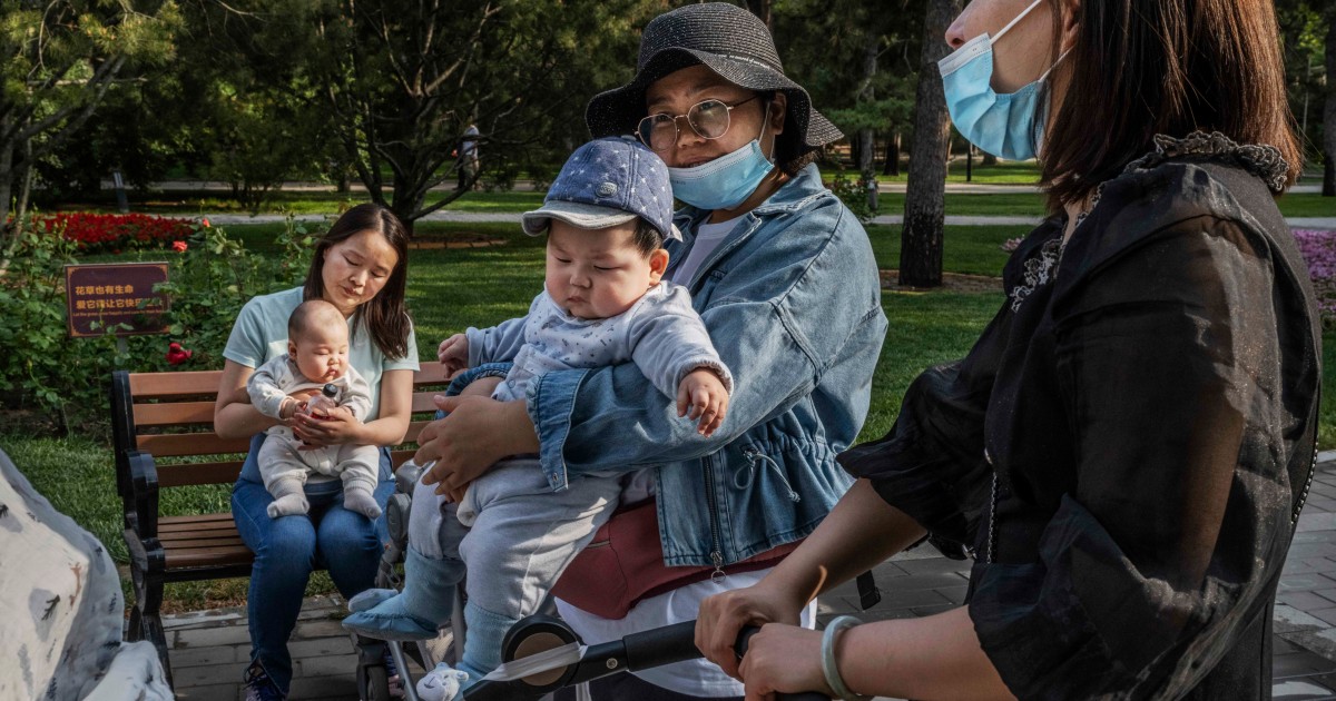 China’s fertility rate hit a record low last year