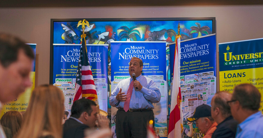 Christie Says DeSantis Should Drop Out if He Defends Trump at Debate