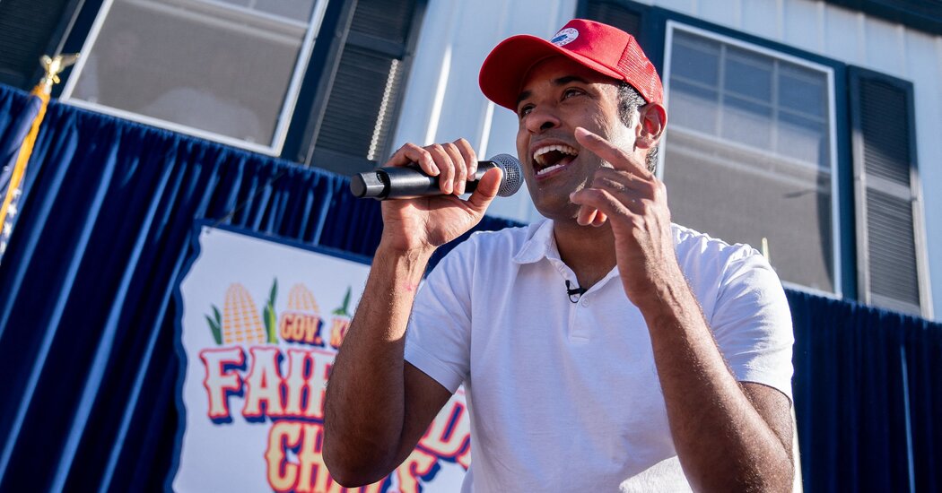 Eminem Tells Vivek Ramaswamy to Stop Rapping His Songs