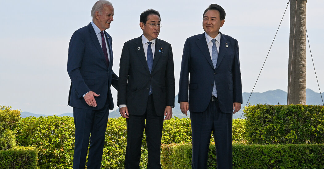 Eye on China, Biden Pulls Japan and South Korea Closer
