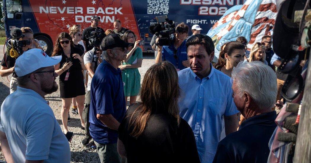 For DeSantis, an Unforced Error Amplifies a Daunting Debate Challenge