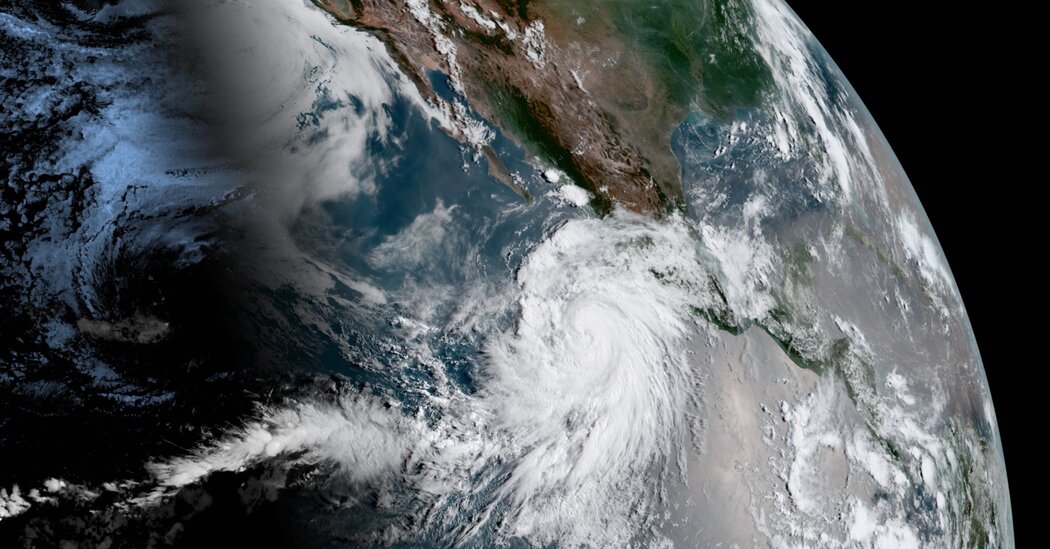 Hurricane Hilary Churns Toward Baja California