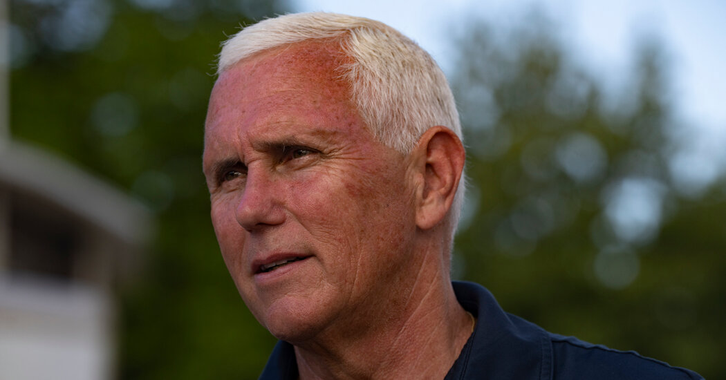 In the Shadow of More Fiery Rivals, Pence Leans Into Civility Politics