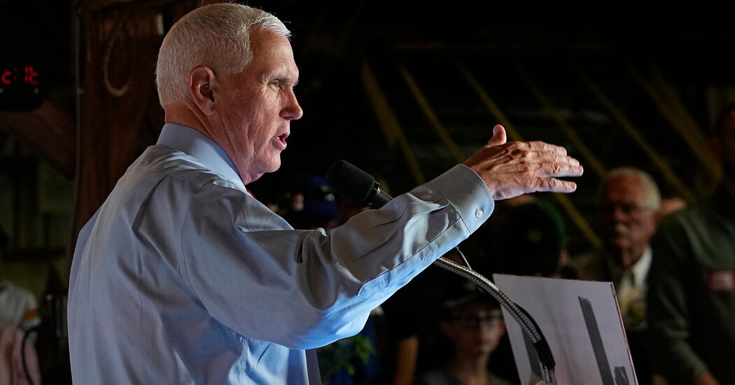 Pence Says Trump Pushed Him ‘Essentially to Overturn the Election’