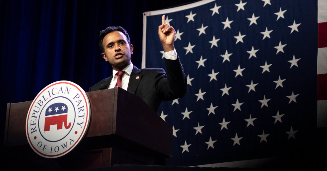 Ramaswamy’s Faith Singled Out in DeSantis Super PAC Memo