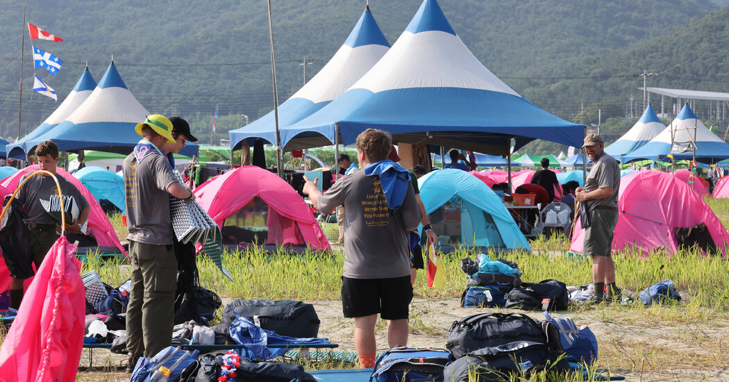 South Korea Tells Scouts to Quit World Jamboree Site as Typhoon Nears