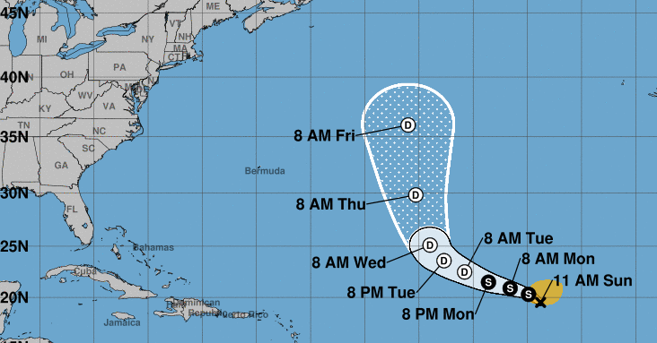 Tropical Storm Emily Forms in the Atlantic