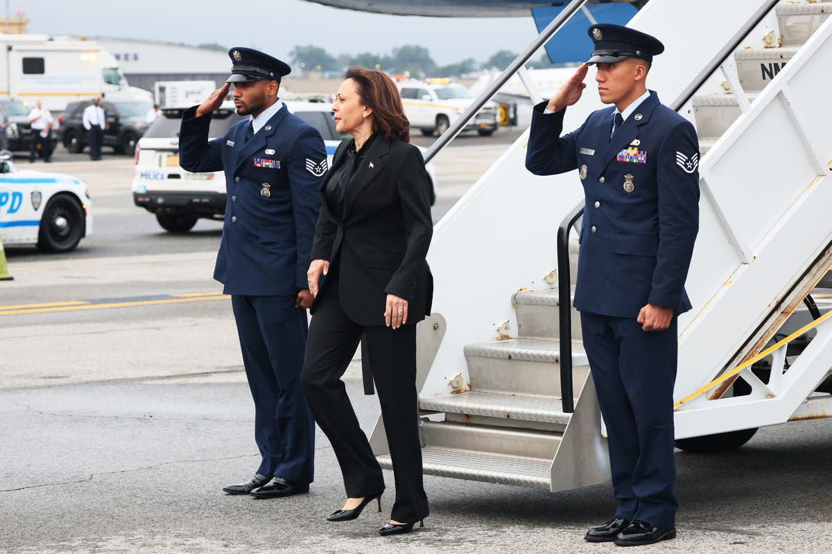 Kamala Harris heads to New York 9/11 anniversary as critics say Biden visits Alaska