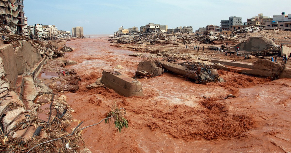 Bodies wash ashore in Libya as devastated city races to count its dead