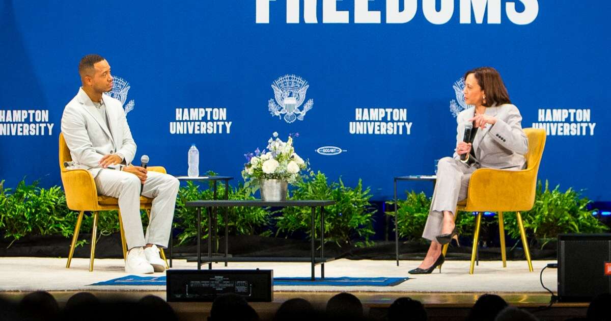 Harris courts young voters — many who are worried about Biden's advanced age