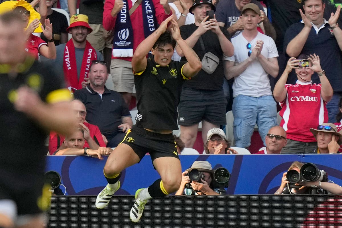 Louis Rees-Zammit explains Cristiano Ronaldo celebration at Rugby World Cup