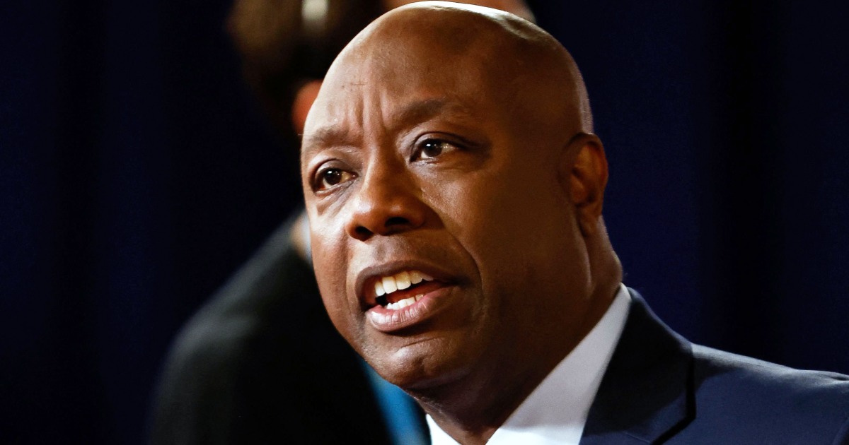 Tim Scott, asked about auto strikes, praises past firing of striking federal workers