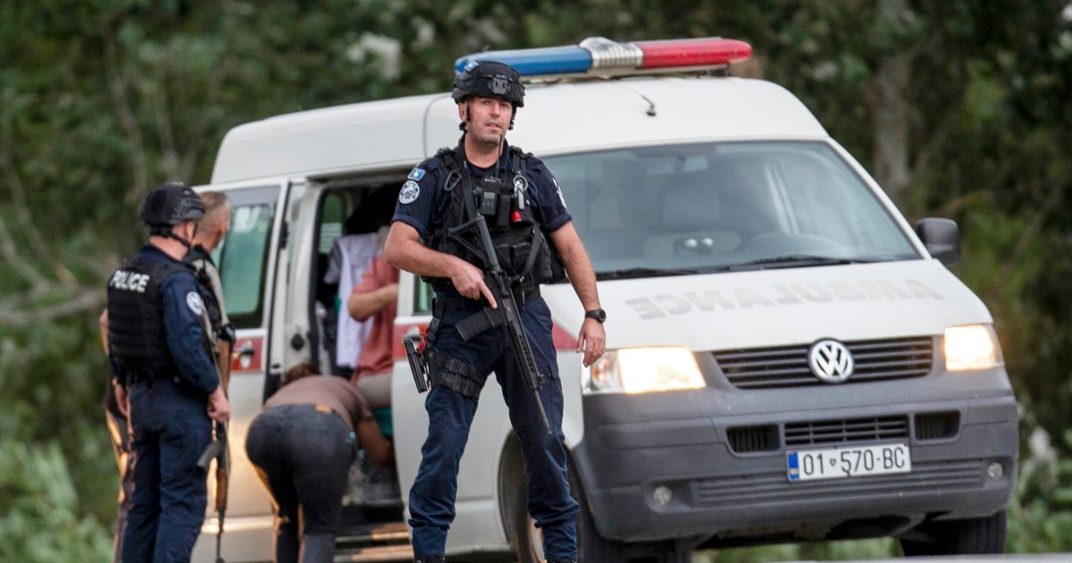Serb gunmen battle police in Kosovo monastery siege; 4 dead