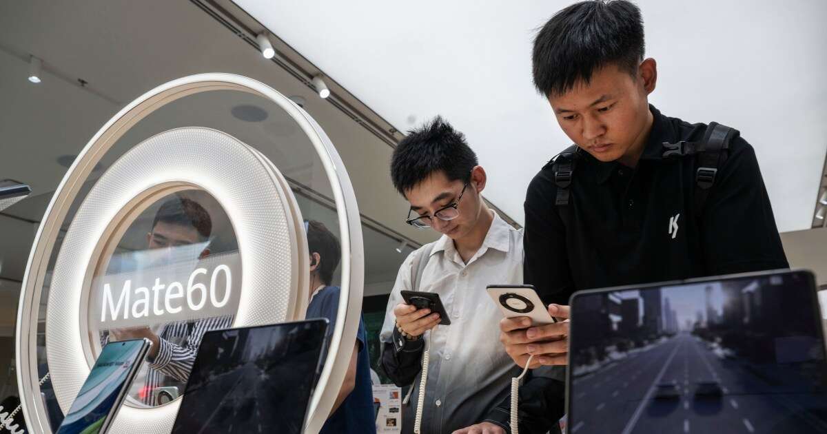 Huawei holds secretive smartphone launch after chip breakthrough