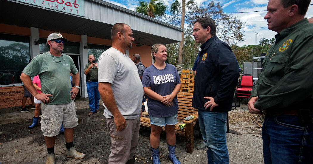 Biden Won’t Meet DeSantis in Florida During Tour of Hurricane Damage