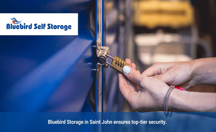 What Security Measures Does Bluebird Self Storage in Saint John, New Brunswick's Millidge Location Offer?