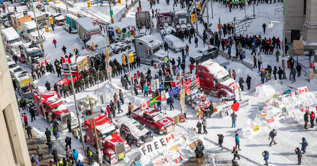 Canada Tries Leaders of Anti-Vaccine Protest That Jammed Ottawa