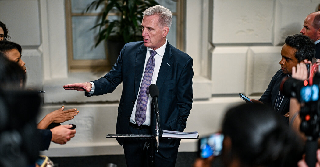 McCarthy Pulls Back Pentagon Spending Bill, Inching Closer to a Shutdown