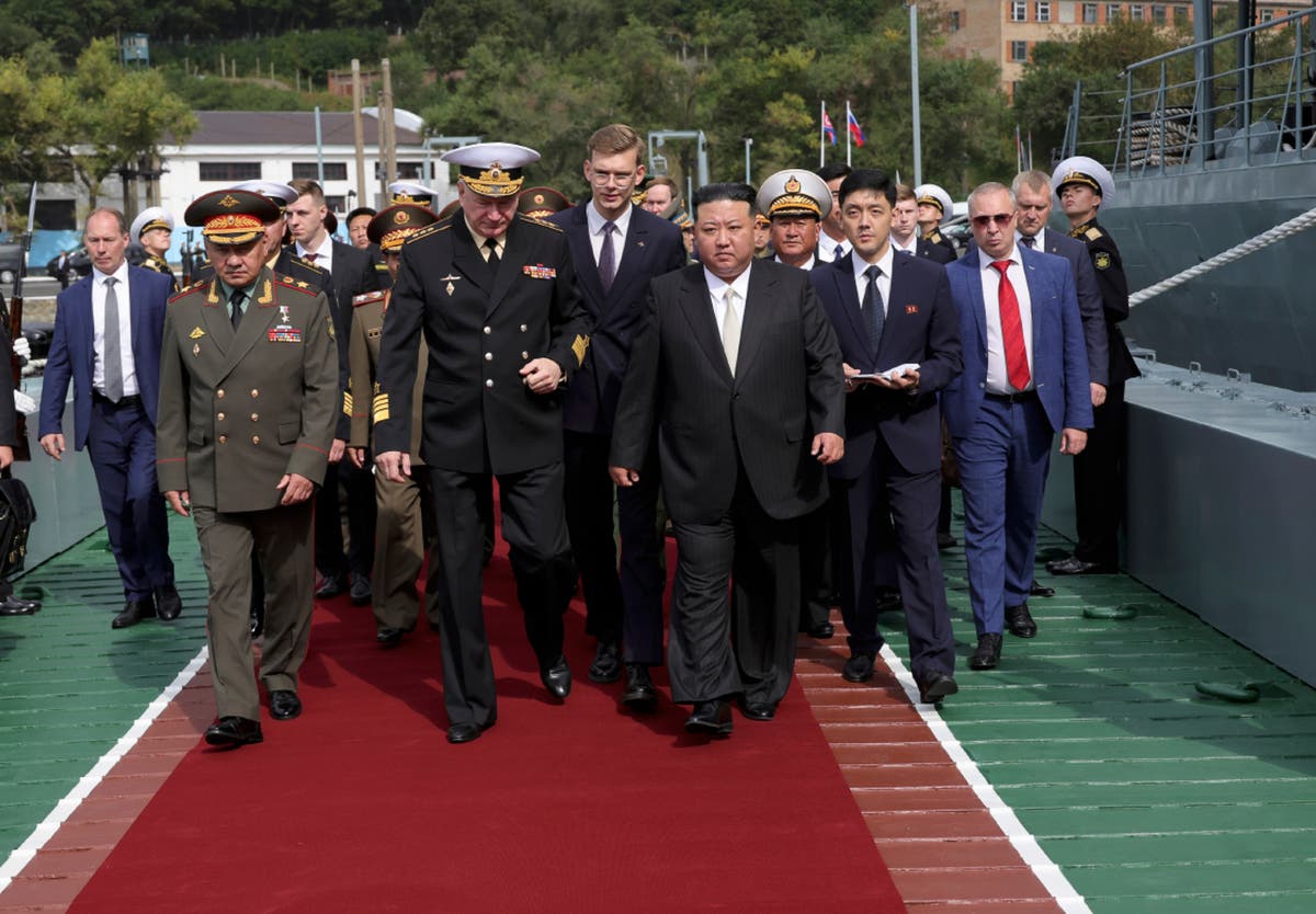 North Korean state media says Kim Jong Un discussed arms cooperation with Russian defense minister