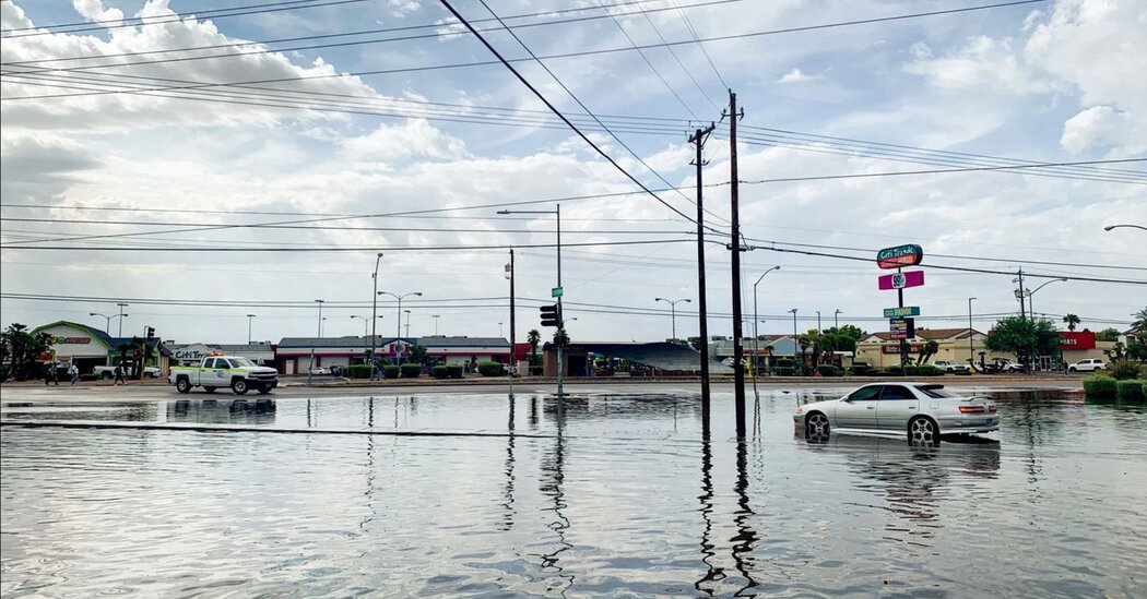 Parts of Las Vegas Strip Flood After Heavy Rain