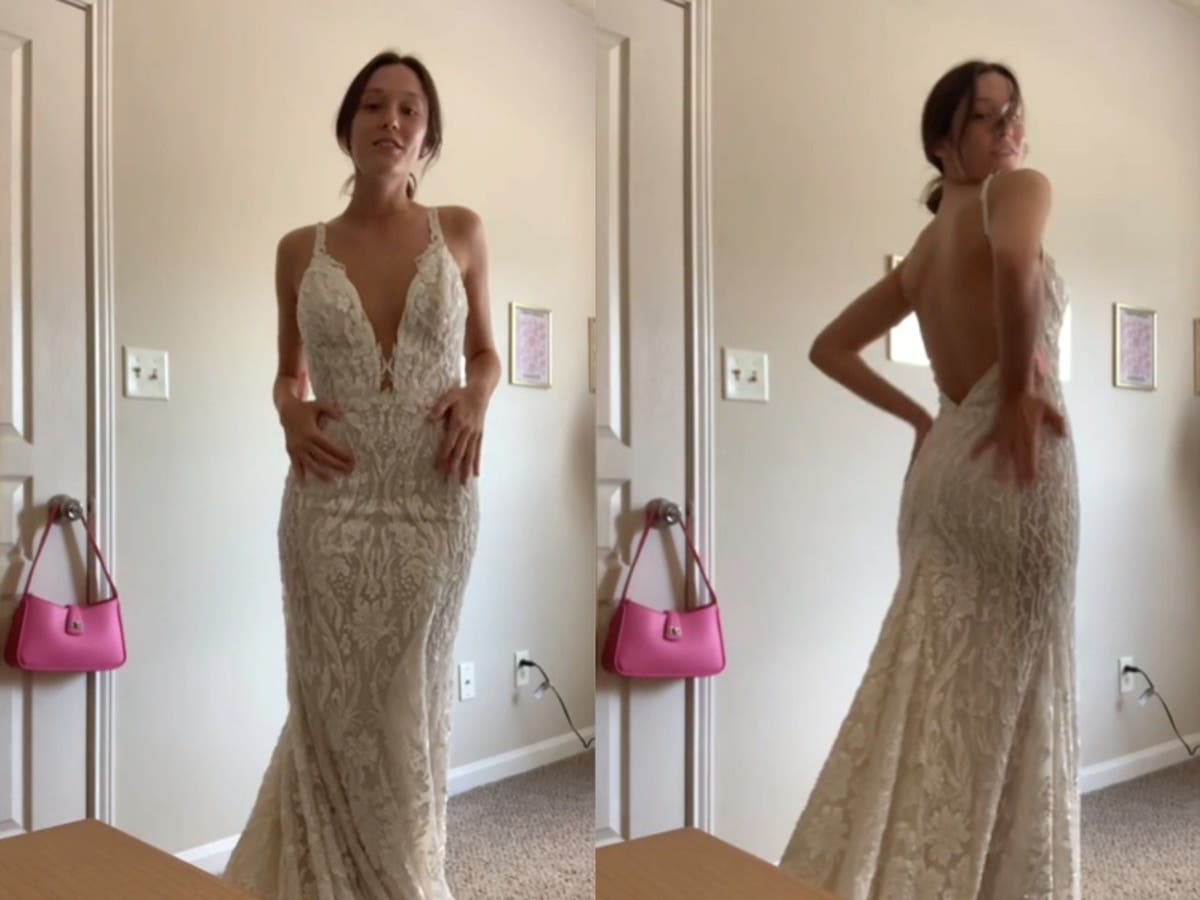 Woman finds $6,000 designer wedding dress at Goodwill for just $25