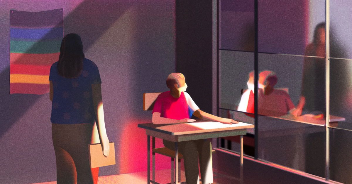 A transgender student, her crusading mom — and an English teacher caught in the middle