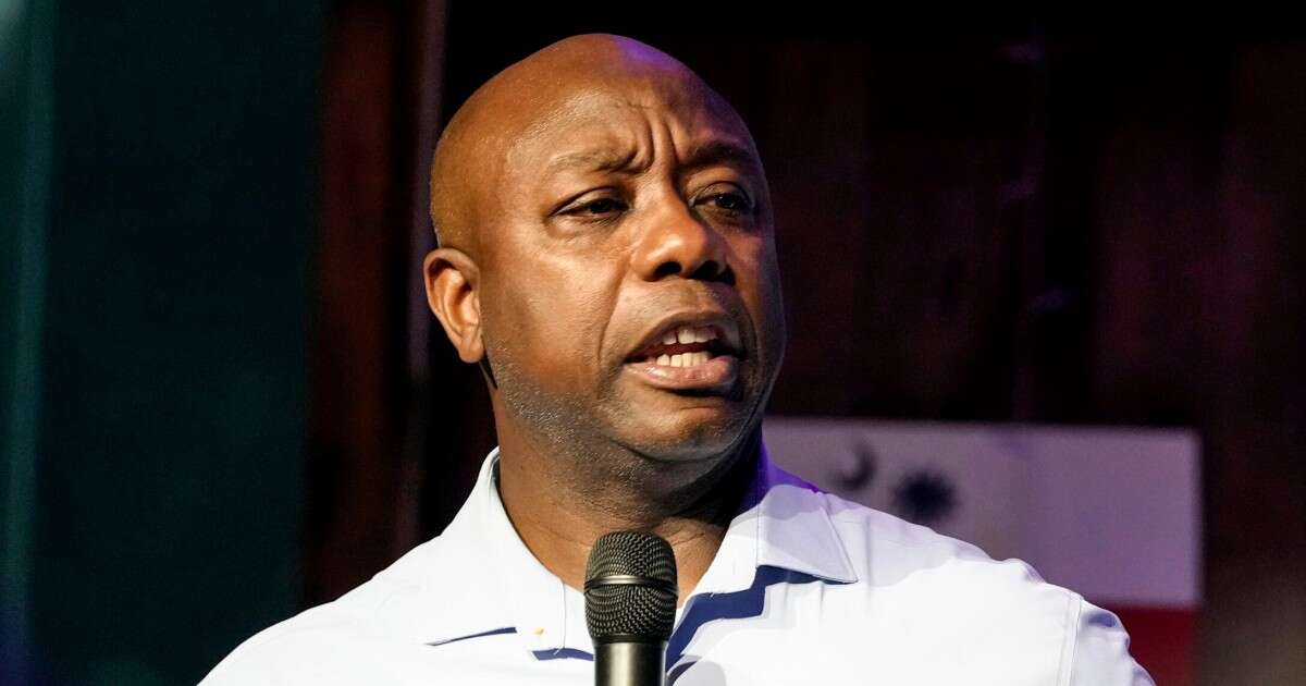 Tim Scott lashes out at Biden and GOP rivals after Hamas attacks in Israel