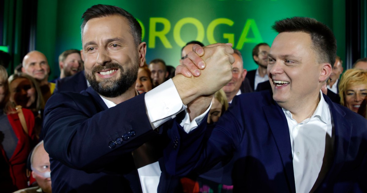 Poles vote in huge numbers for centrist opposition after 8 years of nationalist rule