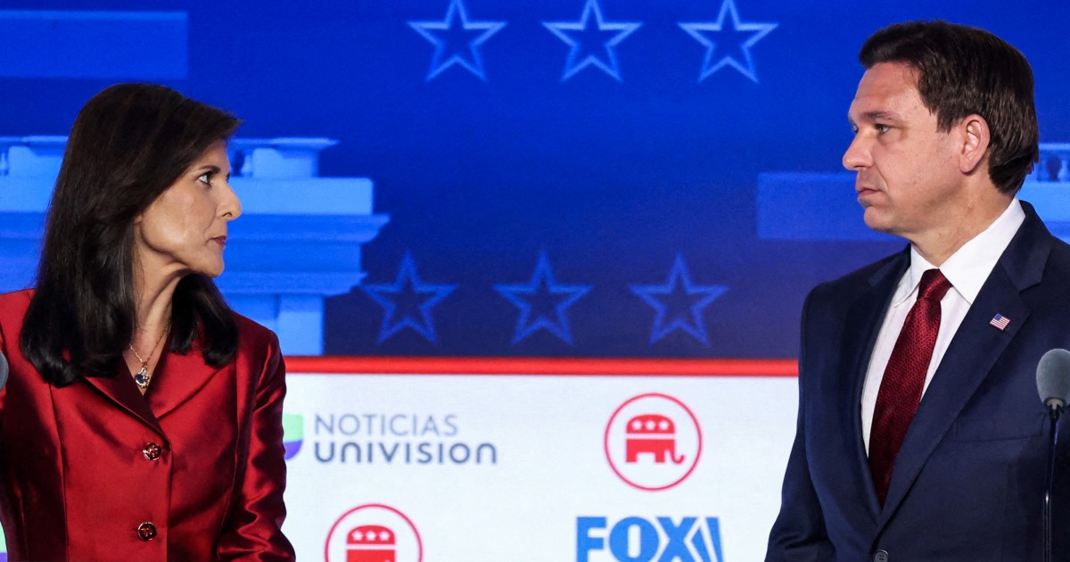 Israel-Hamas war ignites fight between Ron DeSantis and Nikki Haley