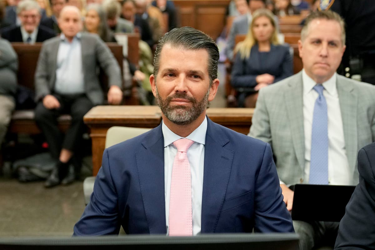 Donald Trump Jr testifies in New York fraud trial