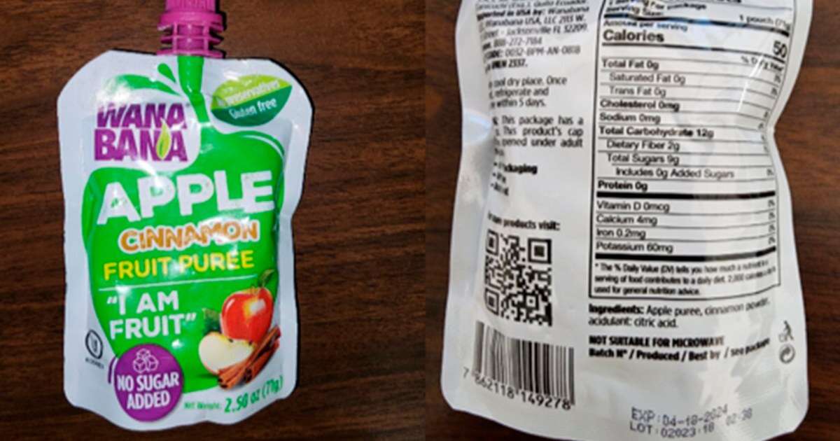 2 more companies recall fruit puree pouches over potential lead contamination