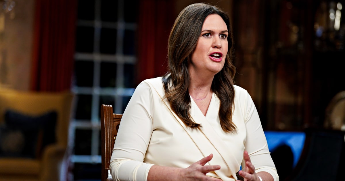 Sarah Huckabee Sanders is set to endorse Trump at his Florida rally this week