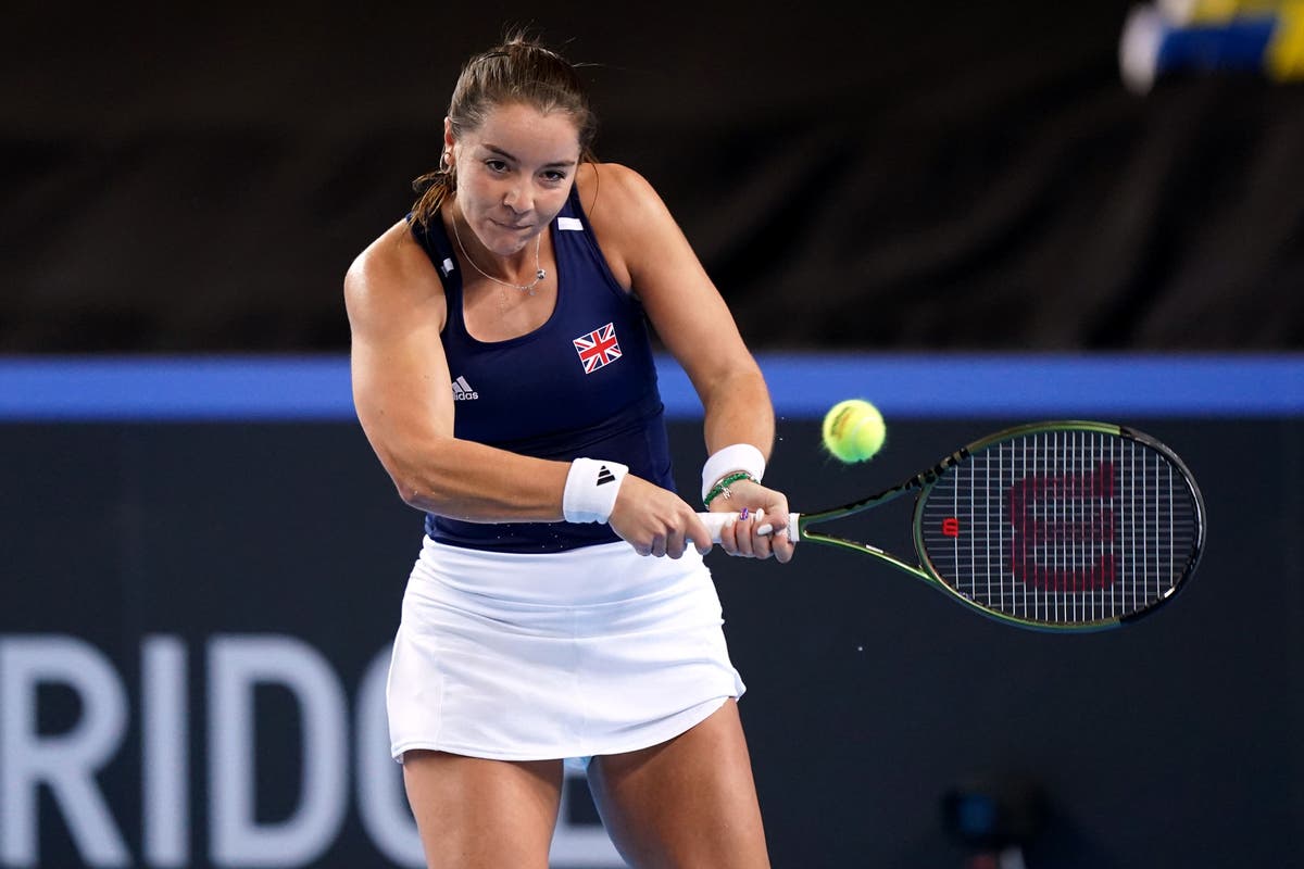 GB suffer shock early BJK Cup setback as Jodie Burrage loses opener