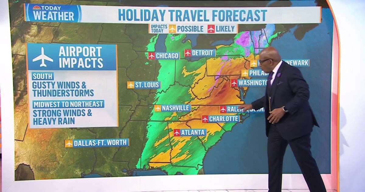 Severe weather threatens holiday travel plans for millions