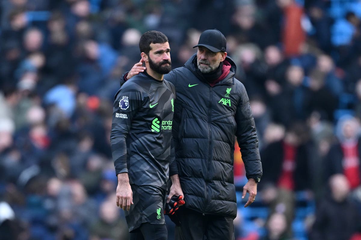 Jurgen Klopp offers mixed update on Alisson and Diogo Jota injuries