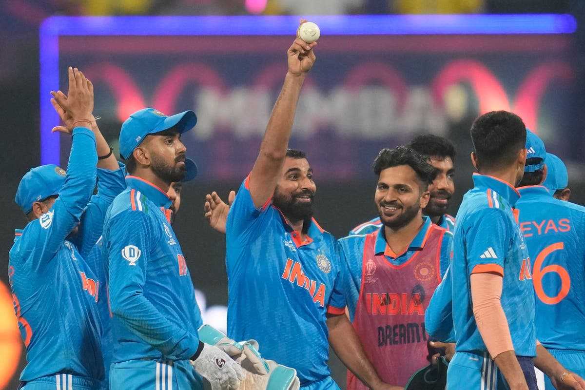 India hammer woeful Sri Lanka to book place in World Cup knockout stages