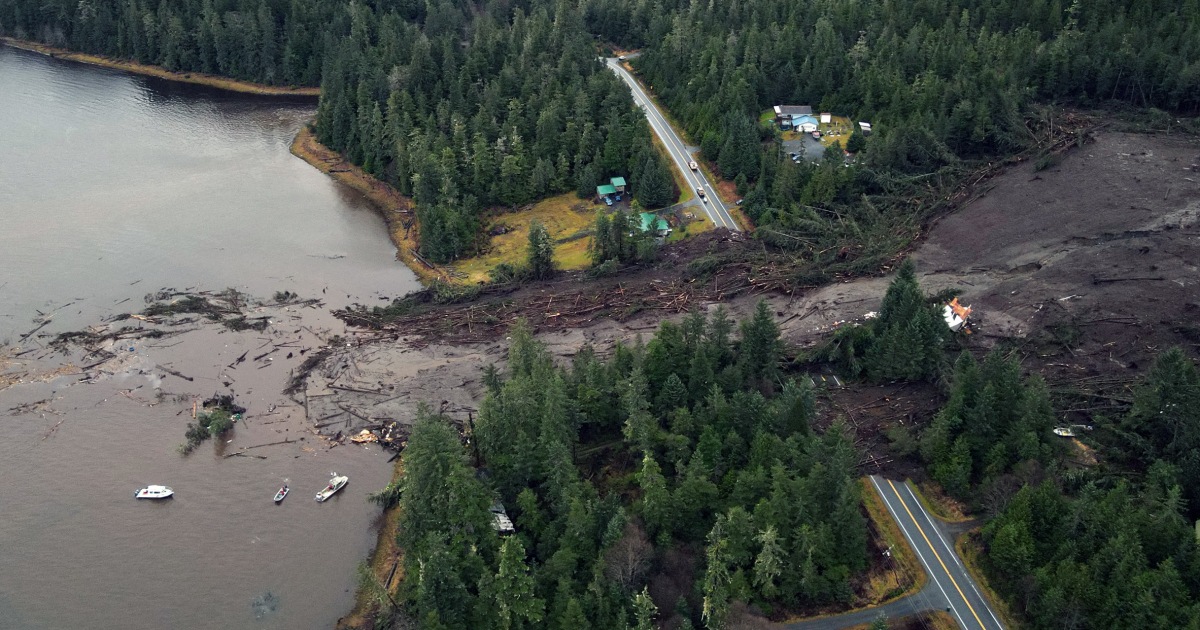 Man's body pulled from debris of Alaska landslide; 12-year-old still missing