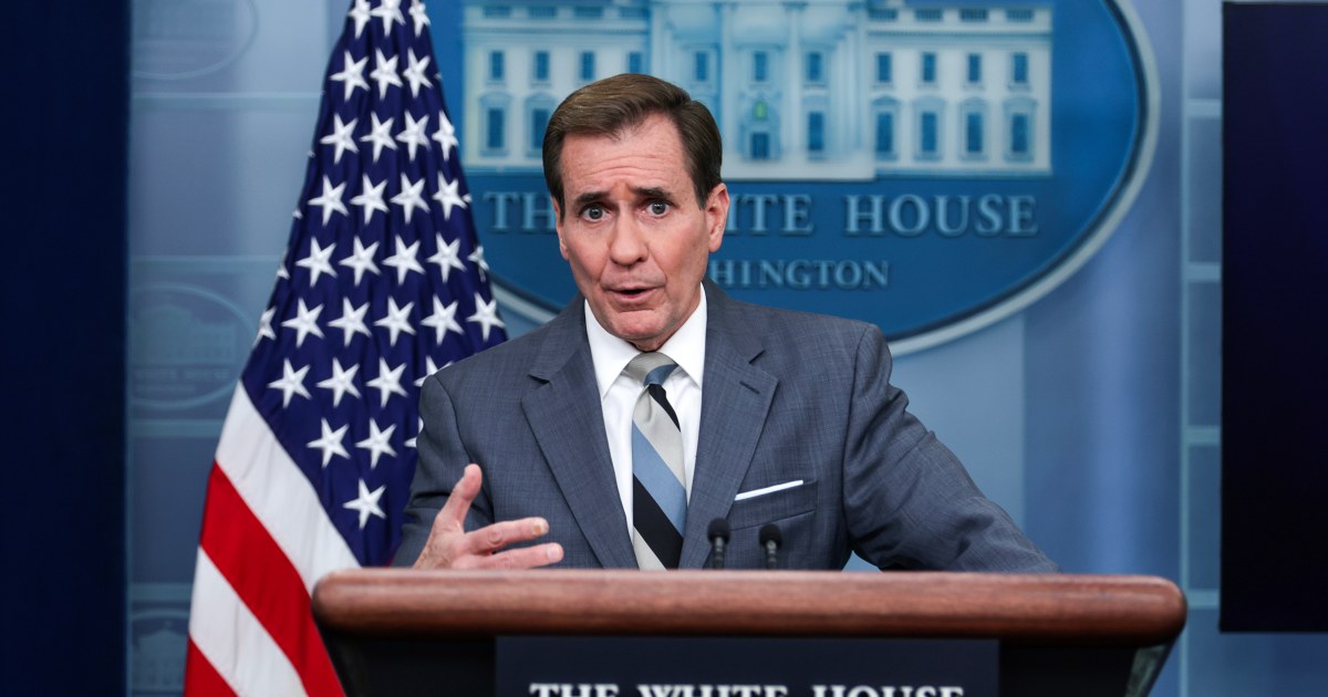NSC Coordinator John Kirby says the U.S. intel community has indicated it wasn’t aware of Hamas’ attack plan on Israel